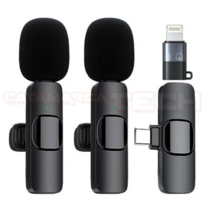 MICROFONO CORBATERO INALAMBRICO TIPO C / IPHONE DOBLE K8 mod4891