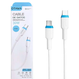 CABLE DE CARGA USB-C / USB-C 30W OTAWA