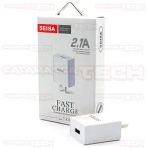 CARGADOR 2.1A TIPO-C + CABLE 1Mt SEISA