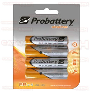 PILAS AA ALCALINA x4 PROBATTERY PNAK-AA-BLX4