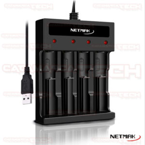 CARGADOR PILAS AA/AAA 4 PORT USB NETMAK NM-CH5