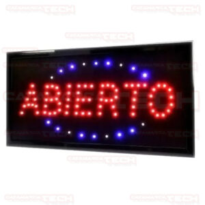 CARTEL LED "ABIERTO" 48x25cm