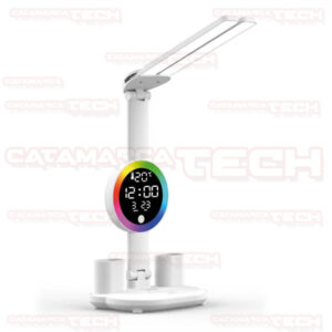 LAMPARA LED MULTIFUNCIONAL C/RELOJ NETMAK NM-GLOW