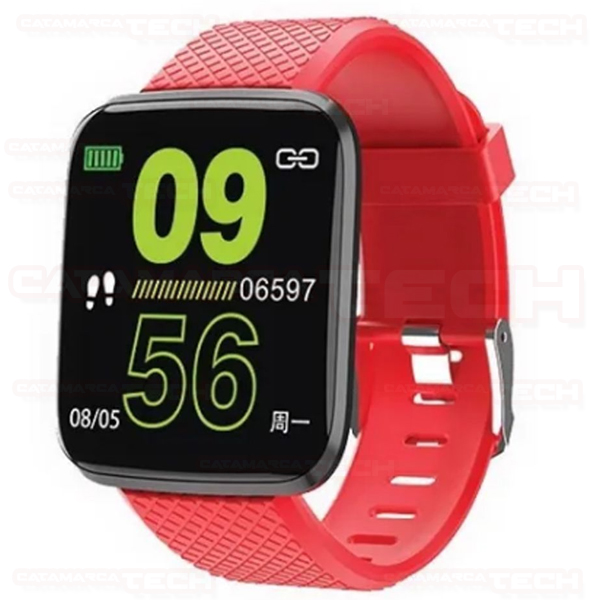 RELOJ SMART FITNESS BT 4.0 NM-BAND ROJO