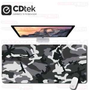 MOUSE PAD 84x38x3 XXL CAMUFLADO GRIS DESK CDTEK