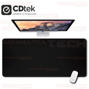 MOUSE PAD 84x38x3 LISO NEGRO DESK CDTEK