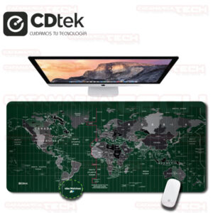 MOUSE PAD 84x38 MAP VERDE CDTEK