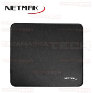 MOUSE PAD LISO NEGRO C/LATERALES BORDADOS NETMAK