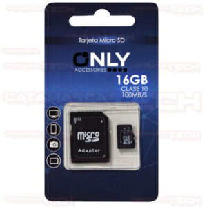 MEMORIA SD 16GB CLASE 10 ONLY