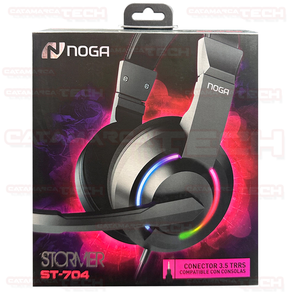 AURICULARES VINCHA GAMER C/MIC/RGB NOGA ST-704 - Imagen 2
