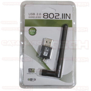 PLACA RED WIFI USB 2.0 600Mbps C/ANTENA