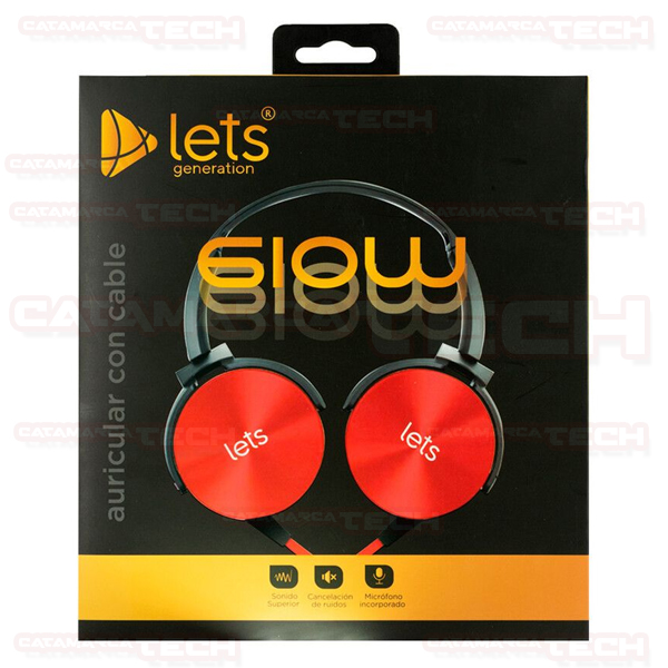 AURICULARES VINCHA MANOS LIBRES C/CABLE GLOW MOD1004 - Imagen 3