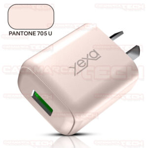 CARGADOR USB-A S/CABLE RUSH CANDY ROSA MOD-430RS