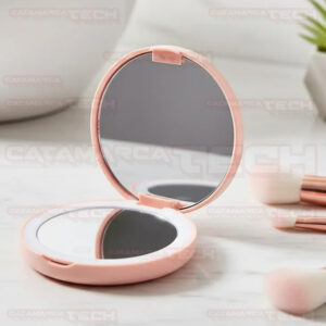 ESPEJO PORTÁTIL PARA MAQUILLAJE C/LED